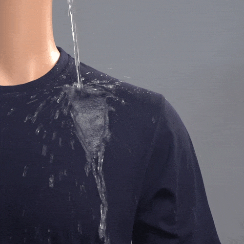 Waterproof T-Shirt - Black - Image 3