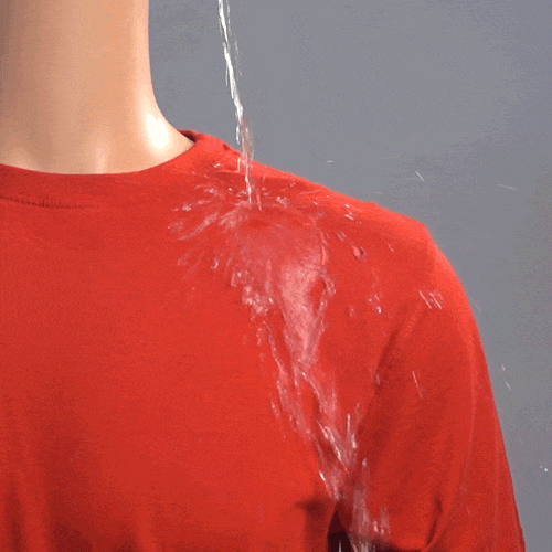 Waterproof T-Shirt - Red - Image 3